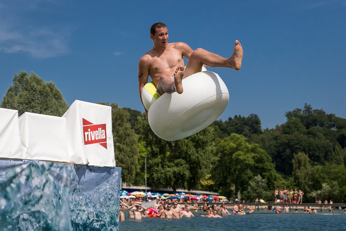 Rivella Summerslide Luzern: Publikum am Ufer des Vierwaldstättersees
